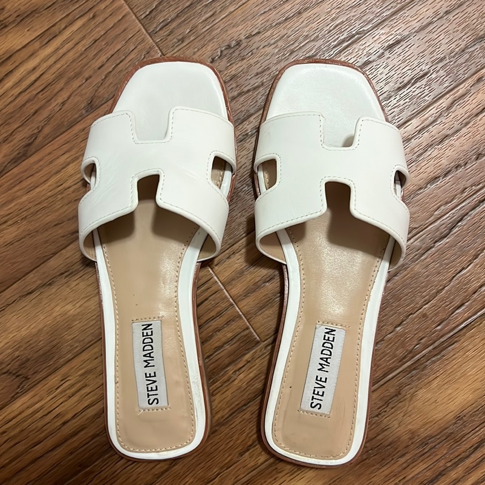 Steve Madden Hayden Sandal Size 5 White